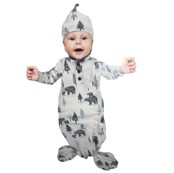 Baby Essentials | Matching Sets | Nwt Baby Essentials Polar Bear Forest ...